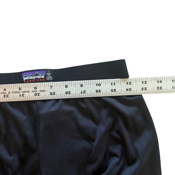 Patagonia Capilene Black Base Layer Pants Small Mens - Picture 6 of 6